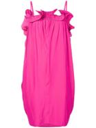 Lanvin Petal-shaped Ruffle Dress - Pink