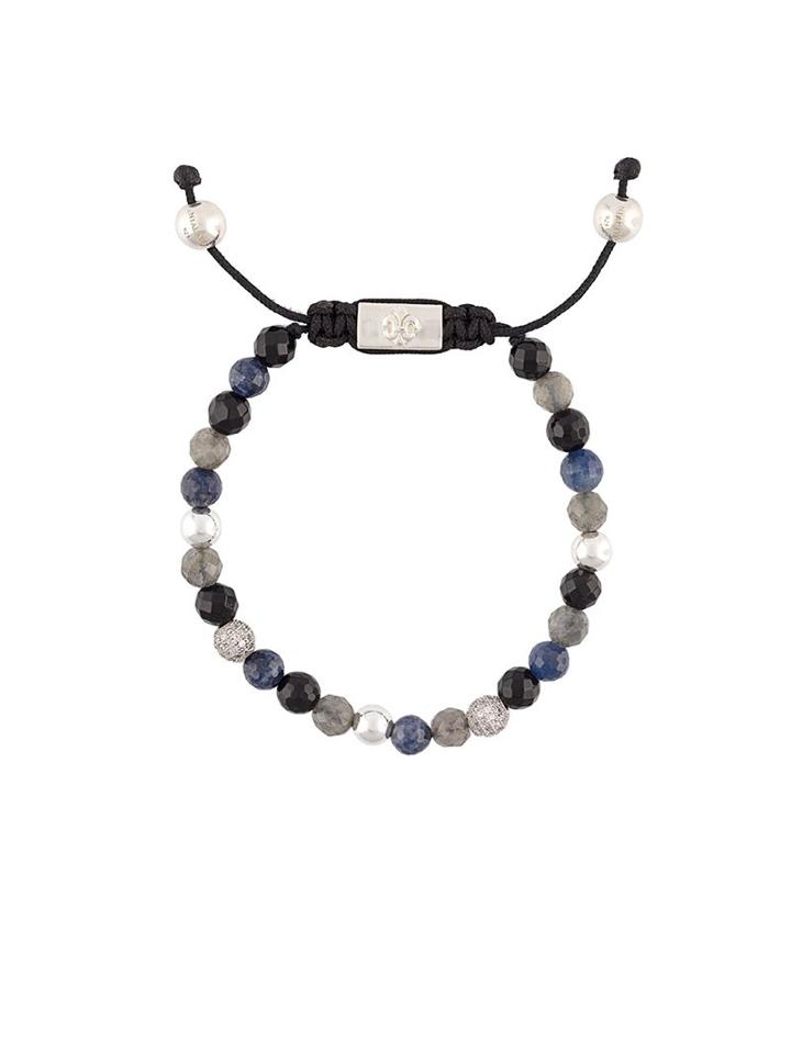 Nialaya Jewelry Beaded Bracelet, Women's, Size: Large, Black