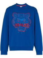 Kenzo Tiger Crew Neck Sweatshirt - Blue