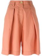 Forte Forte Bermuda Shorts, Women's, Size: 1, Yellow/orange, Cotton