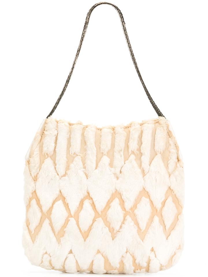 Versace Vintage Patterned Handbag - White