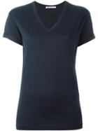 T By Alexander Wang V-neck T-shirt - Blue