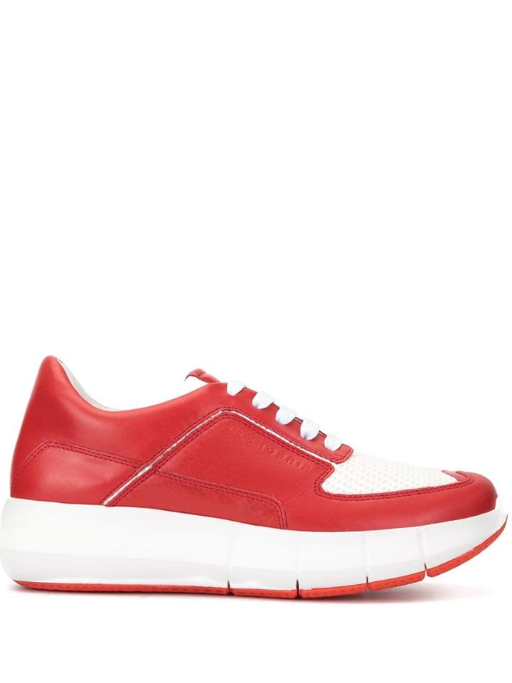 Clergerie Platform Sneakers - Red