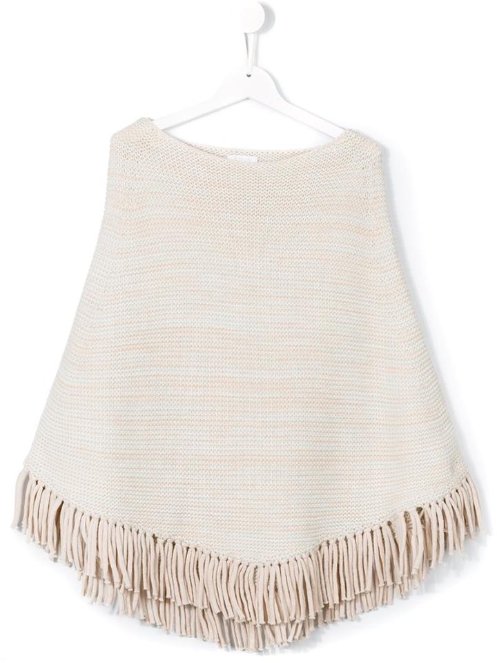 Chloé Kids Knitted Cape
