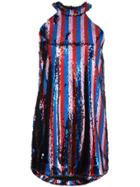 Halpern Sequin Embellished Mini Dress - Multicolour