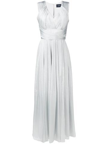 Irina Schrotter Long Empire-line Dress - Grey