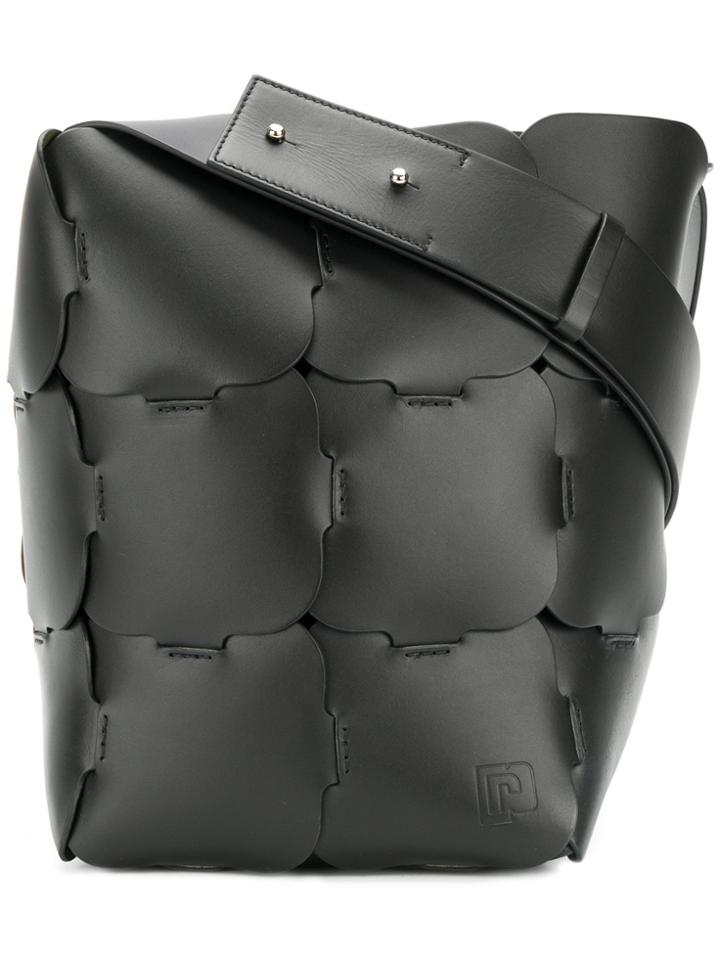 Paco Rabanne Hobo Puzzle Shoulder Bag - Black