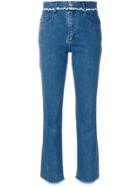 See By Chloé Frayed Trim Jeans - Blue