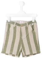 Il Gufo Striped Shorts, Boy's, Size: 6 Yrs, Green