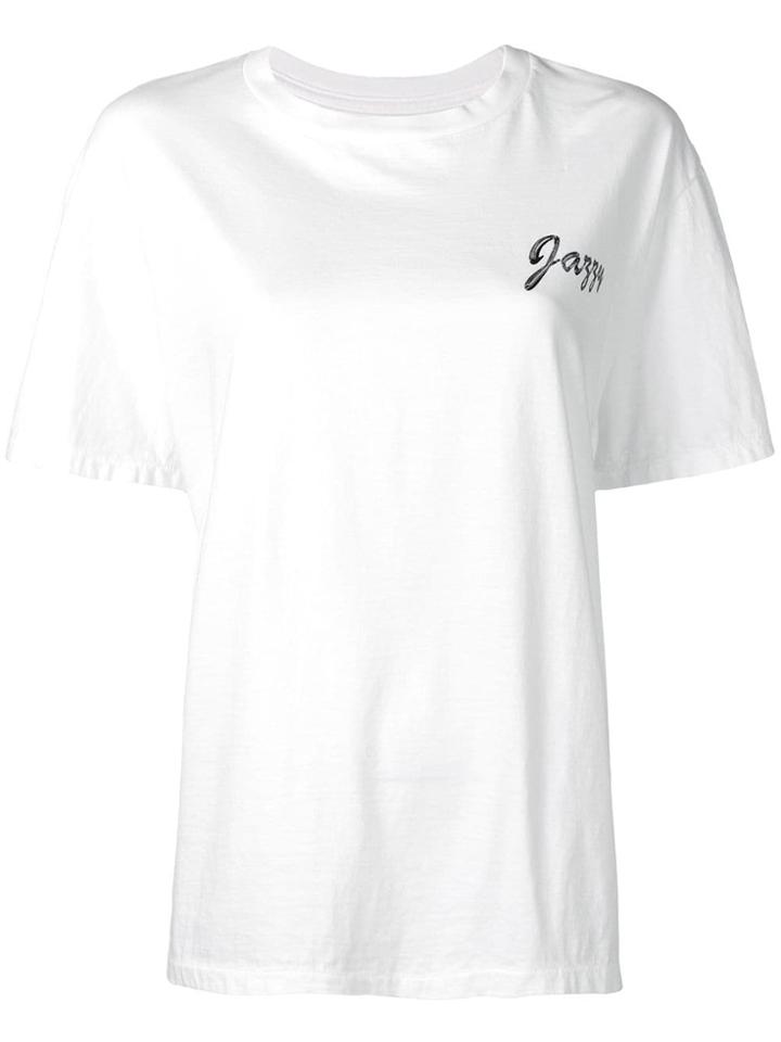 Julien David Jazzy Print T-shirt - White