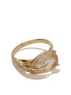 Wouters & Hendrix Gold 18kt Gold Claw Quartz Ring - Yellow Gold