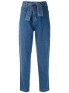 Amapô Clochard Belted Jeans - Blue