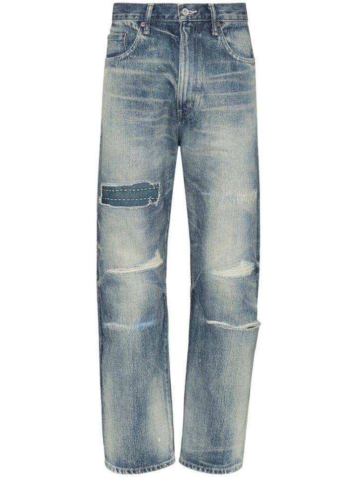 Neighborhood Claw Savage Slim Fit Jeans - Blue