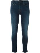 J Brand Cropped Skinny Jeans, Women's, Size: 25, Blue, Cotton/polyester/spandex/elastane