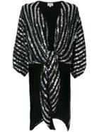 Temperley London Neri Sequin Kimono Top - Black