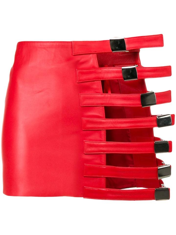 Manokhi Raiki Mini Skirt - Red