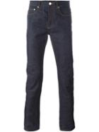 Givenchy Slim-fit Jeans, Men's, Size: 30, Blue, Cotton/leather