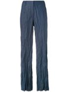 Dondup - Flared Denim Trousers - Women - Cotton/metal (other) - 46, Blue, Cotton/metal (other)