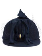 Piers Atkinson 'petersham' Baseball Hat, Women's, Blue, Acrylic/viscose/metal
