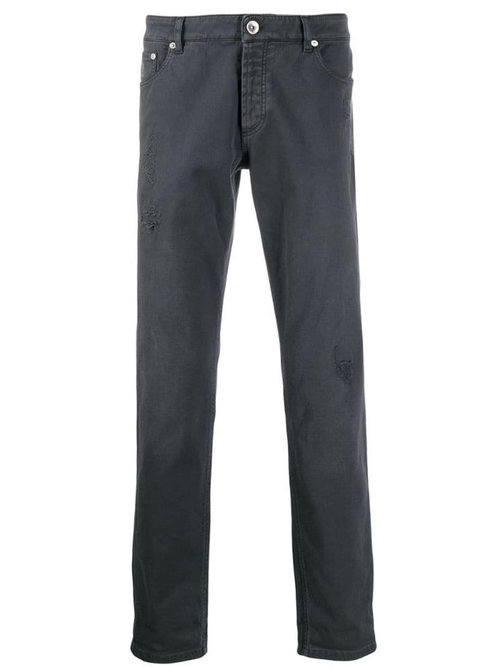 Brunello Cucinelli Straight-fit Jeans - Grey