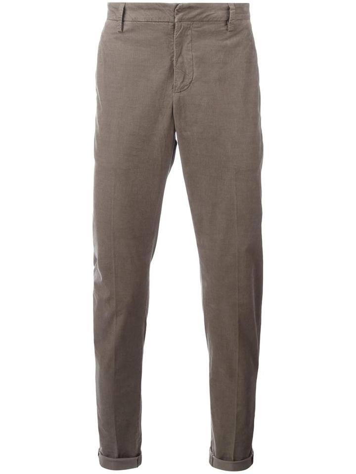 Dondup 'gaubert' Chinos, Men's, Size: 32, Brown, Cotton/spandex/elastane