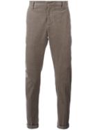 Dondup 'gaubert' Chinos, Men's, Size: 32, Brown, Cotton/spandex/elastane