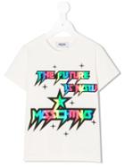 Moschino Kids - The Future Is Now T-shirt - Kids - Cotton/spandex/elastane - 12 Yrs, White