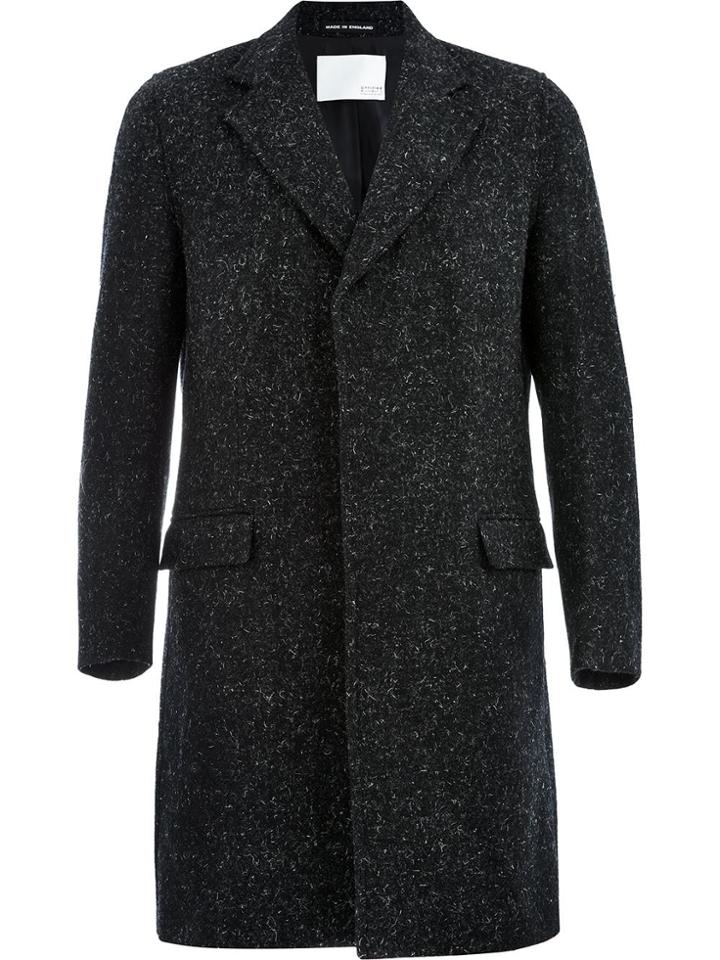 Matthew Miller Sanderm Single Breasted Coat - Black