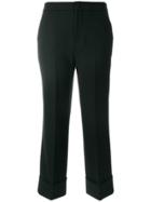 Pt01 Classic Cropped Trousers - Black