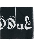 Alexander Mcqueen Frayed Trim Scarf - White