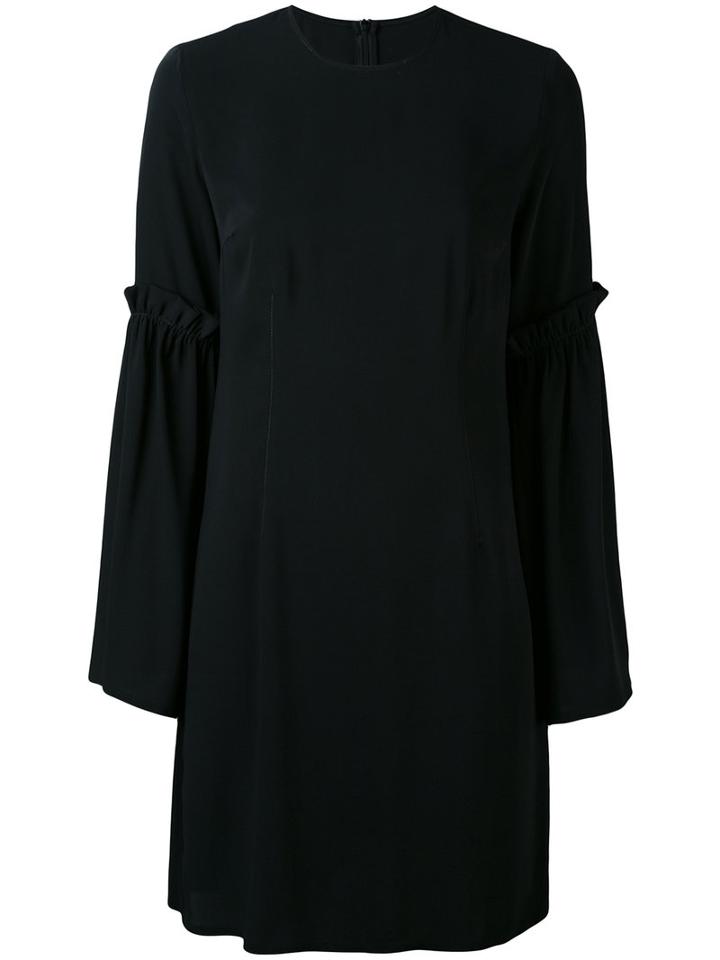 Flared Sleeves Dress - Women - Polyester - 40, Black, Polyester, Mm6 Maison Margiela