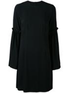 Flared Sleeves Dress - Women - Polyester - 40, Black, Polyester, Mm6 Maison Margiela