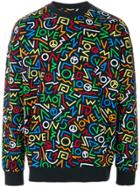 Love Moschino Logo Print Sweatshirt - Multicolour