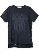 Roar - Love Print T-shirt - Women - Cotton - One Size, Black, Cotton