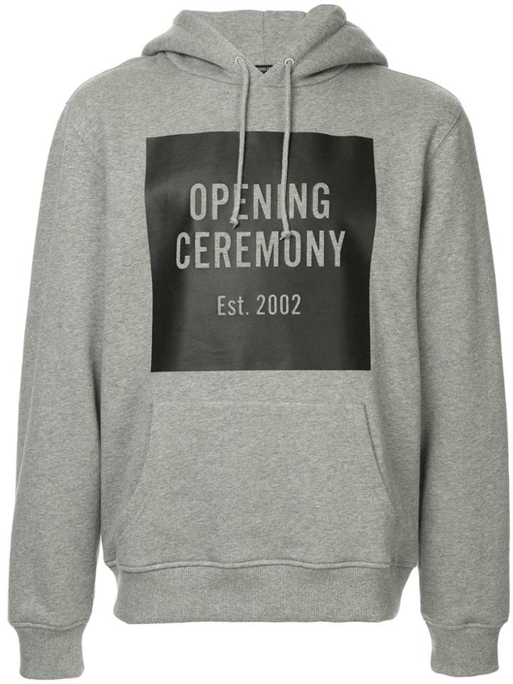 Opening Ceremony Logo Hoodie - Grey