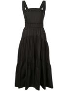 Proenza Schouler Long Cotton Poplin Dress - Black