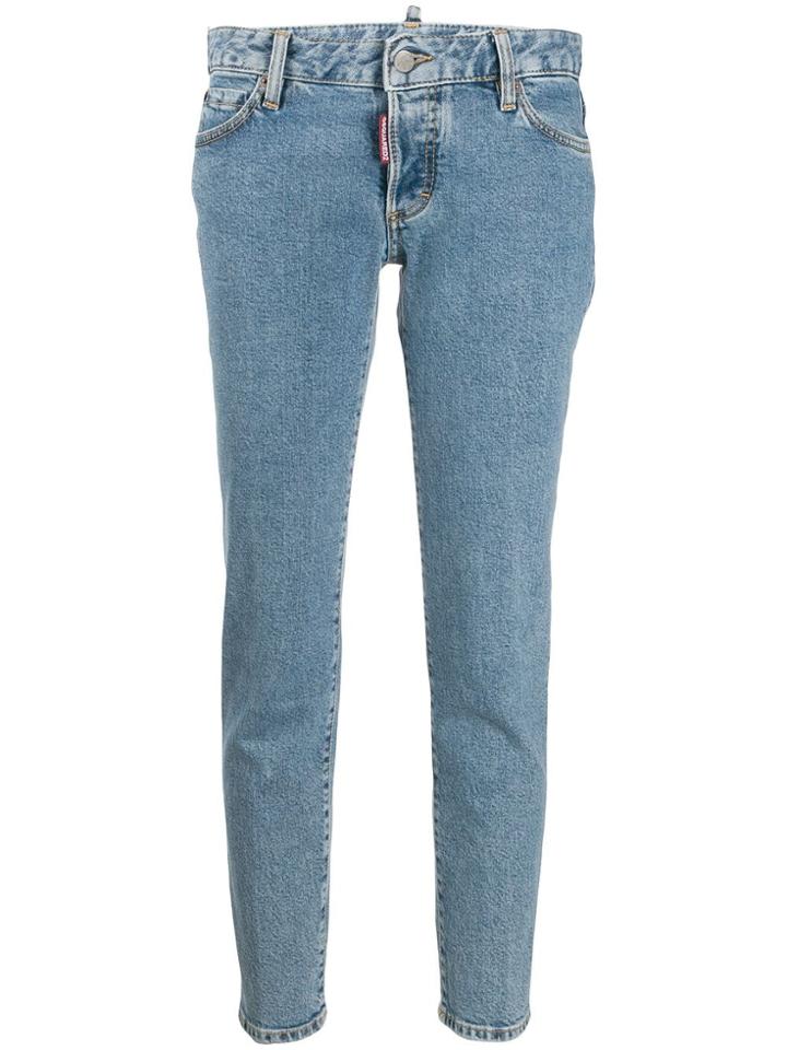 Dsquared2 Low-rise Skinny Jeans - Blue