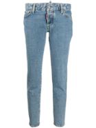 Dsquared2 Low-rise Skinny Jeans - Blue