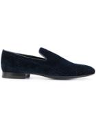 Versace Greek Key Pattern Loafers - Blue