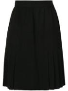 Chanel Pre-owned Pleated Panel Mini Skirt - Black