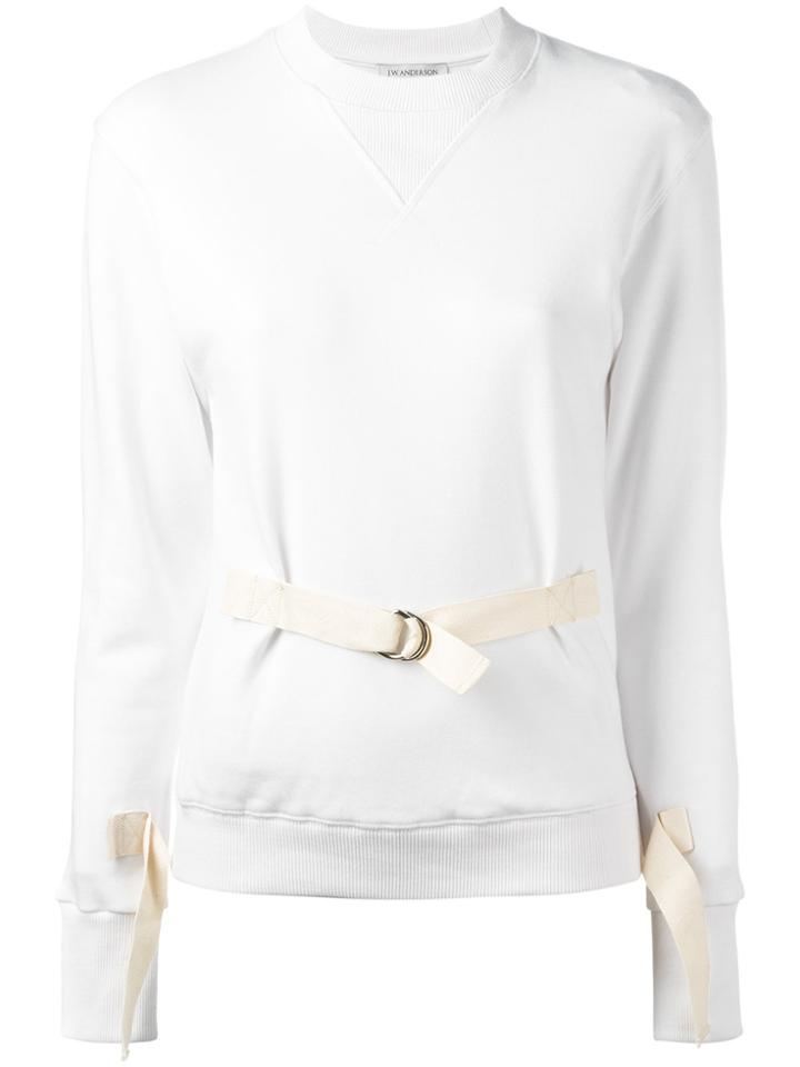 Jw Anderson D-ring Sweatshirt - White