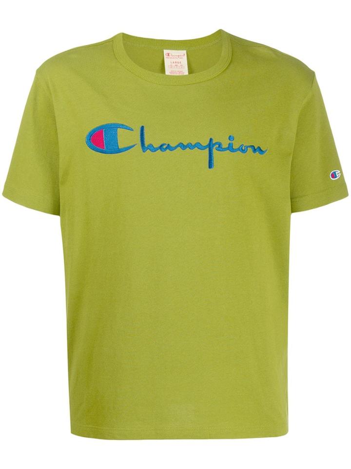 Champion Embroidered Logo T-shirt - Gml Green