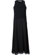 T By Alexander Wang Knit Combo Sleeveless Dress