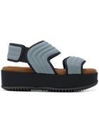 Marni Technical Flatform Sandals - Grey