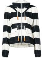 Derek Lam - Striped Jacket - Women - Cotton/linen/flax - 42, White, Cotton/linen/flax