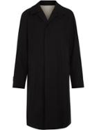Burberry Archive Logo-lined Tropical Gabardine Car Coat - Black