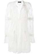 Wandering - Lace Boho Dress - Women - Polyamide/polyester/spandex/elastane/viscose - 38, Women's, White, Polyamide/polyester/spandex/elastane/viscose