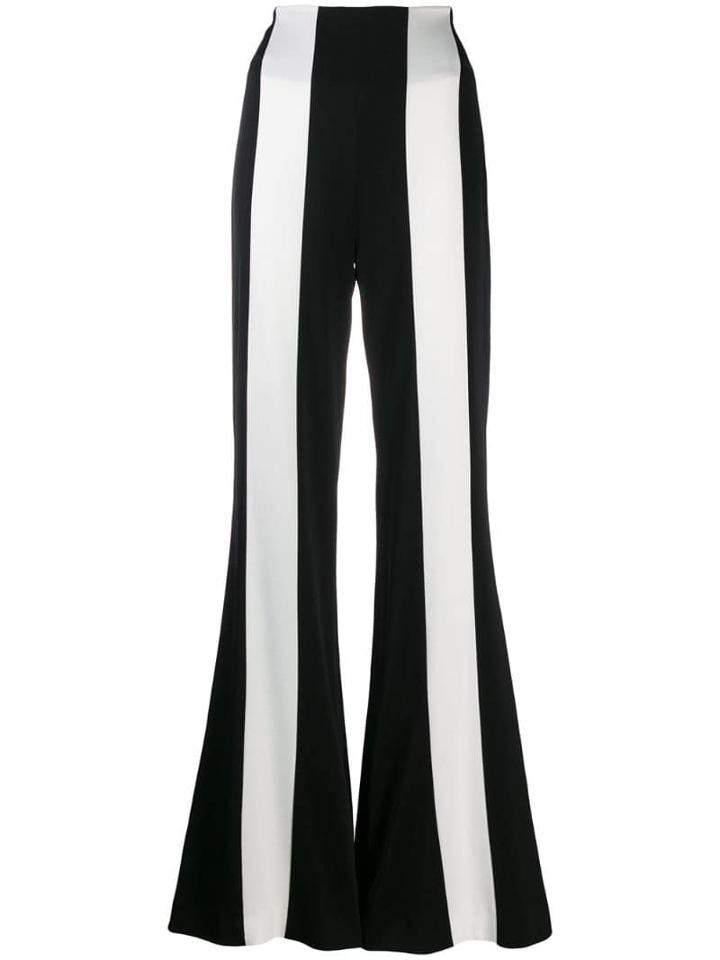Galvan Striped Trousers - Black