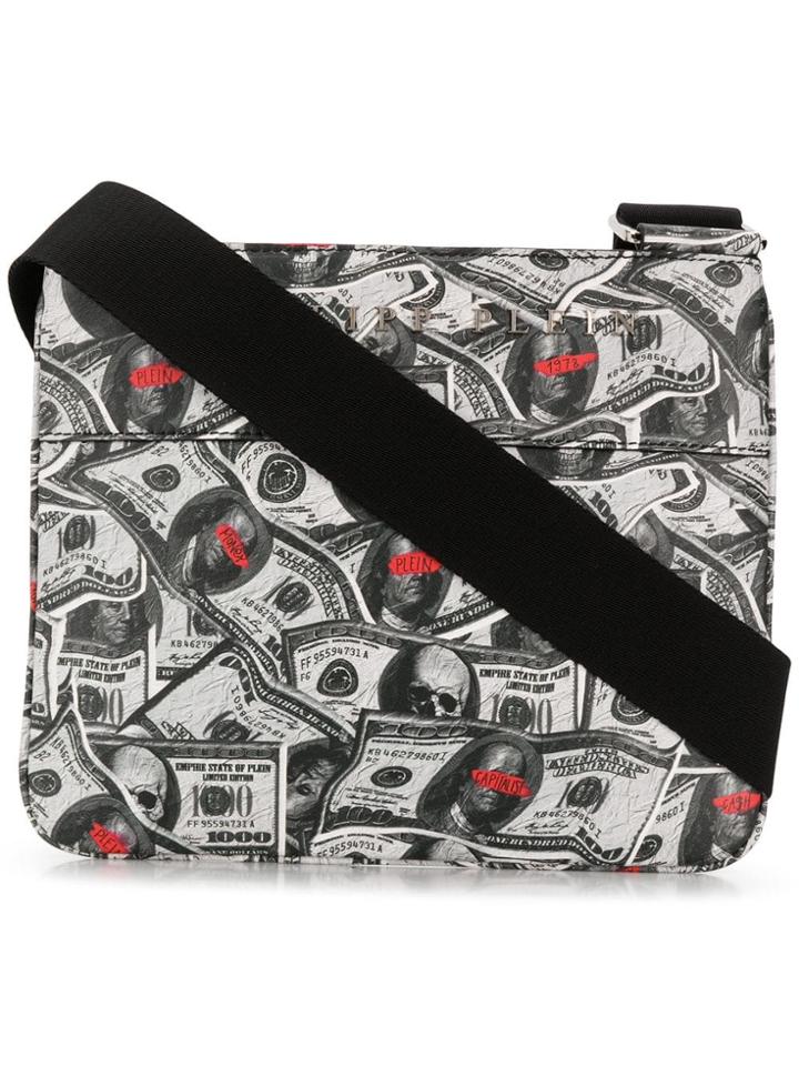 Philipp Plein Dollar Shoulder Bag - Grey