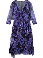 Jason Wu Floral Print Ruffled Dress